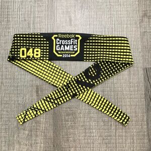 CROSSFIT Headband Vintage Games Gear Steelers Colors Black & Gold